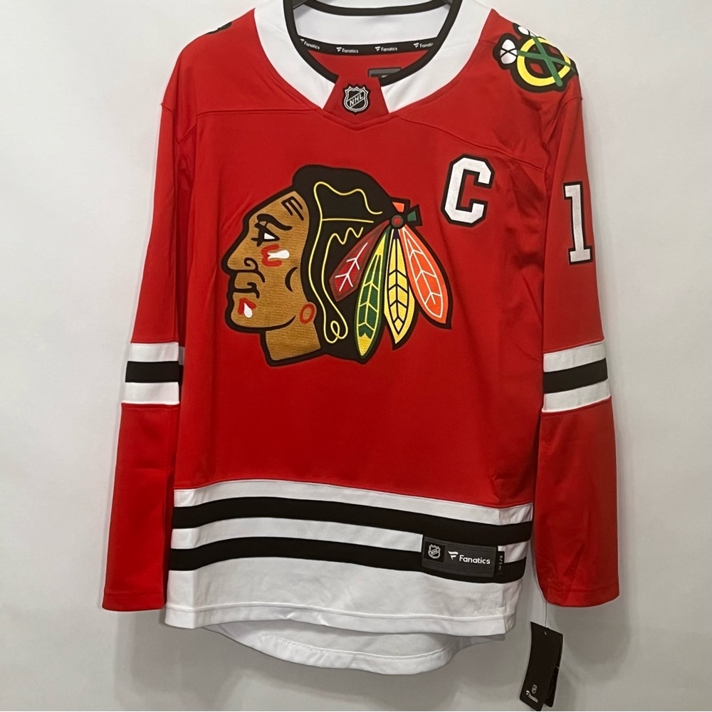 New Fanatics Chicago Blackhawks Jonathan Toews‎ NHL Jersey